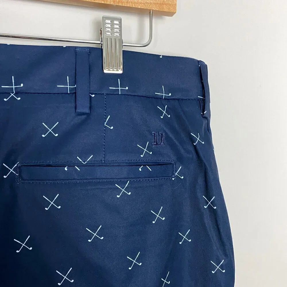 Walter Hagen Golf Club Blue Shorts Perfect‎ 11 Performance Mens 38